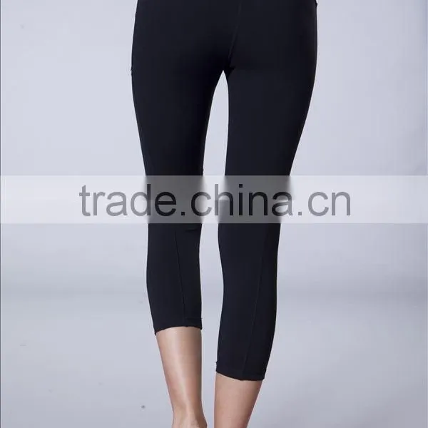 Best Fabric Nylon and Spandex Women Sexy Yoga Pant photo-3