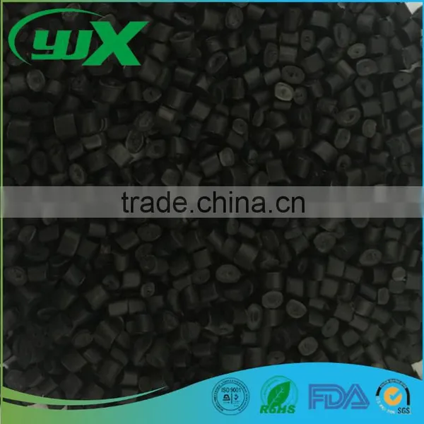 Reinforced Plastic Raw Material Pa6 Gf30 Black by Modified photo-4