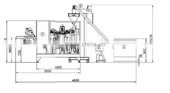Automatic Cocoa Powder Zipper Pouch Packing Machine photo-2