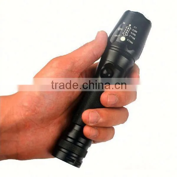 868 XM-L T6 LED Rechargeable Aluminum Zoomable Bright Flash Light photo-3