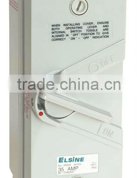 Weather Protected Isolating Switch