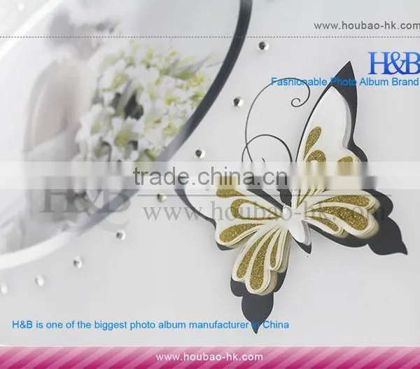 Factory Direct Sale 8x12 Crystal Butterfly Shape Photo Frame photo-3