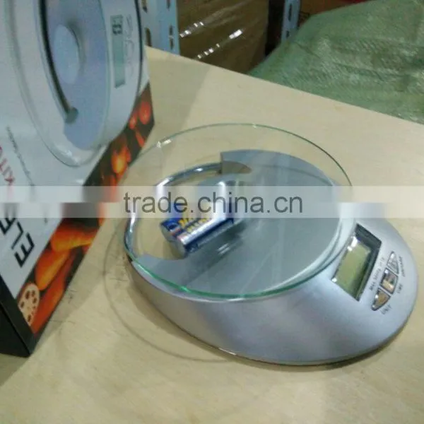 Stainless Steel Digital Kitchen Scale Kitchen Tool Digital Scale Food Scale 5kg photo-2