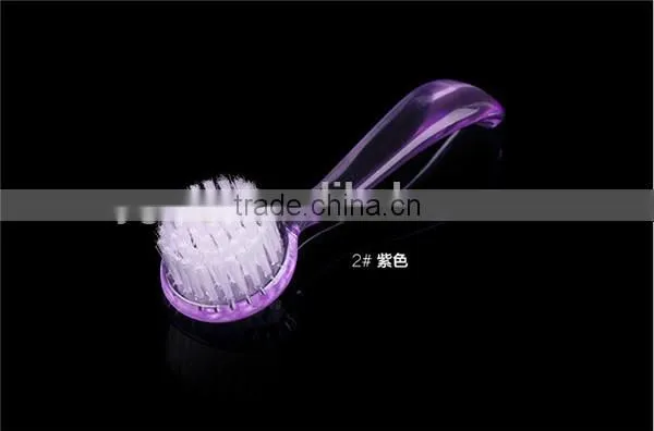 Nail Art Dust Cleaning Brush With Cap Round Head Make Up Washing Brush Manicure Pedicure Nail Tools photo-2