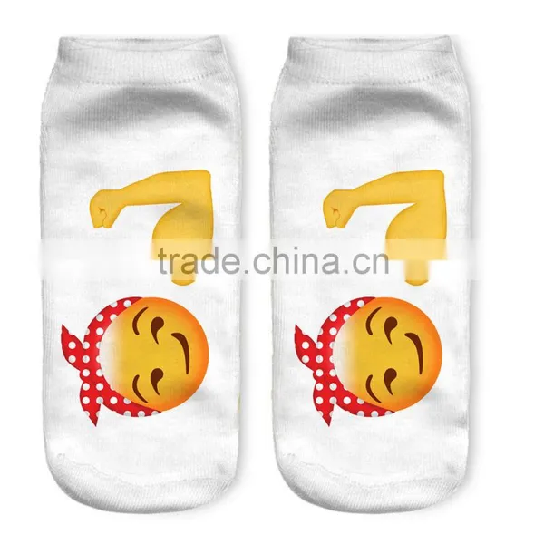 Wholesale Fashion Custom Print Emoji Socks photo-2