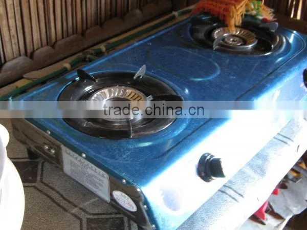 OEM Best Price Portable Double Burner Biogas Stove for Cooking photo-4