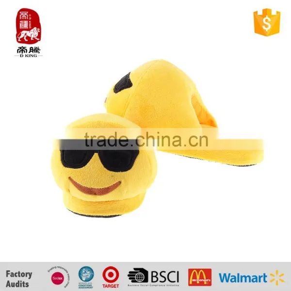 New Design Customized OEM Plush Emoji Slipper Toy Manufacturer China photo-3