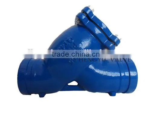 Groove End DN50-DN1400 Cast Iron Water Strainer