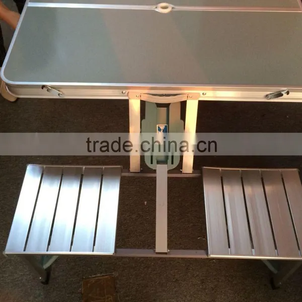 Wholesale Dispaly Aluminum Adjustable Folding Camping Table Set photo-6