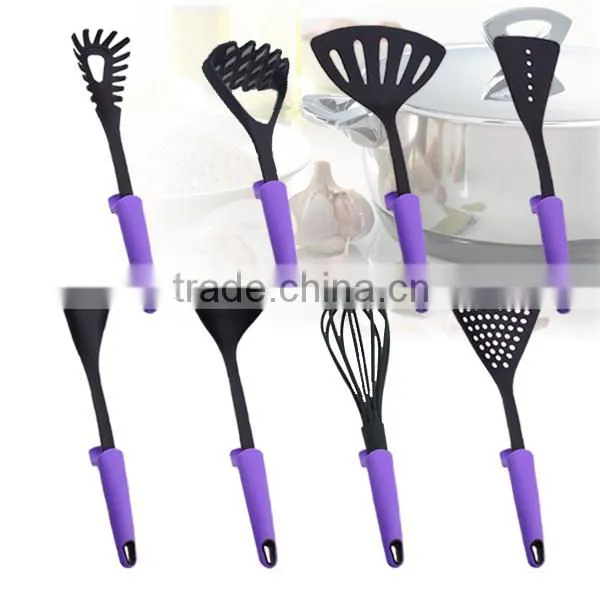 New Design Nylon Material Kichenware Cooking Utensils With Plastic Handle photo-3