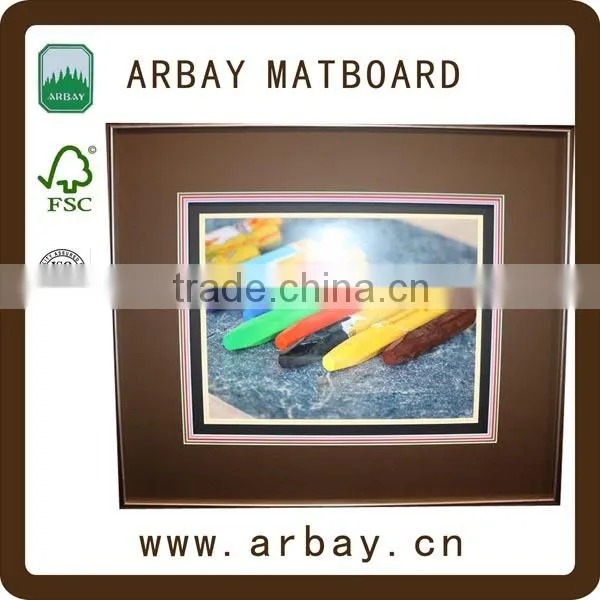 Wholesale 4ply 5x7 8x10 11x14 Precut Uncut Colorful Mat Board Mount Board Passepartout photo-2
