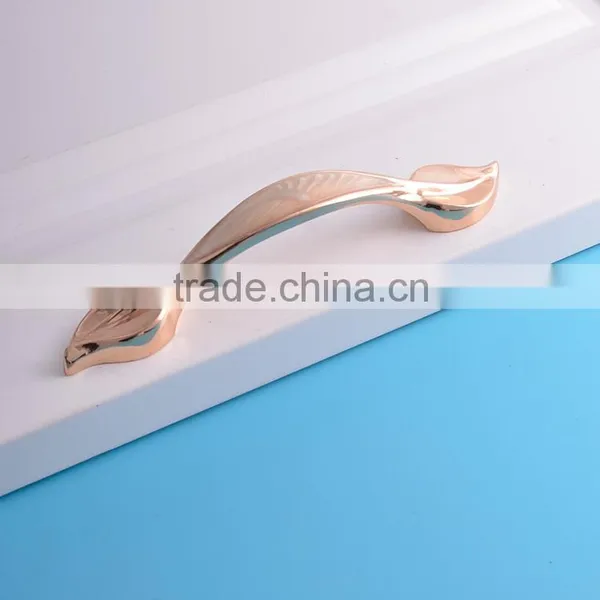 Industrial White Red Amber Color Leaf Shape Furniture Zinc Alloy Handle Window Handles and Knob photo-2
