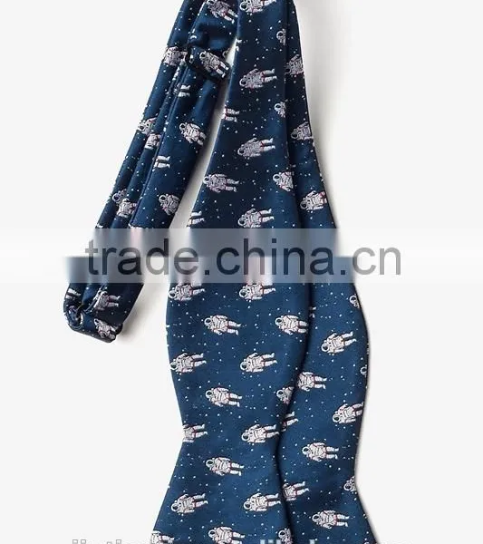 2016 Novelty Cheap Polyester Double Sided Self Tie Bow Ties for Boys photo-2