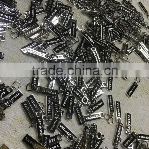 2016 Cheap Wholesale Factory Direct Painted Plating Auto Lock Long Zippper Pulls/metal Zipper Sliders photo-3