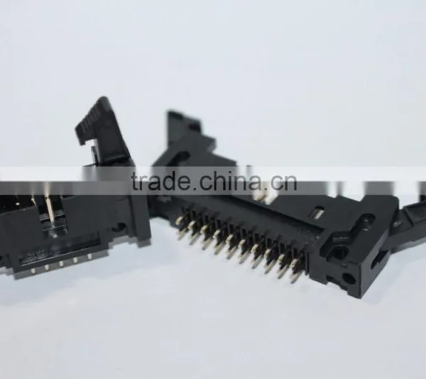 Shrouded Header Big Latch 2.54mm V/T Black 6~64pin photo-6