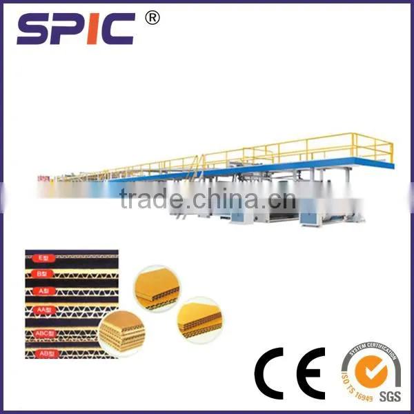 Complete E flute cardboard carton machines plant manufacturer