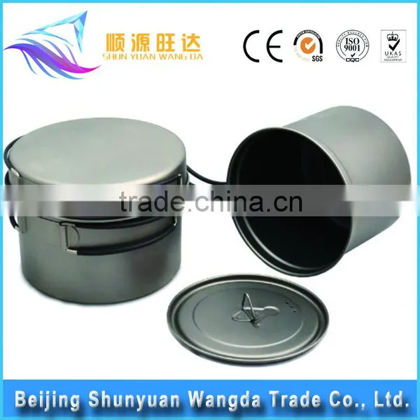 Outdoor Titanium Camping Mug Titanium Cup Water Kettle Foldable Water Bottle photo-4