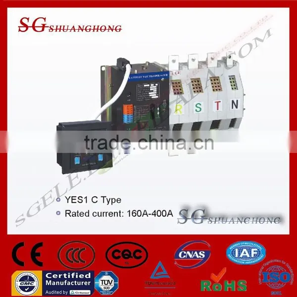 Dual-power Automatic Transfer Switch Bakelite Insulated ATS YES1-400NA photo-3