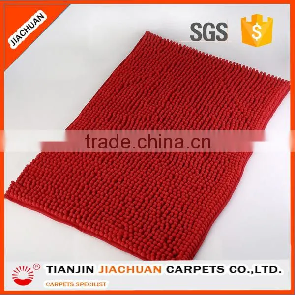 Loop Pile Polyester Chenille Bath Carpet photo-5