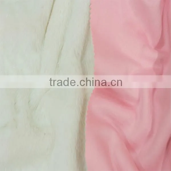 100% Wholesale Supplier Polyester Super Soft Velboa Fabric for Sofa for Toy Plush Fabric Composition