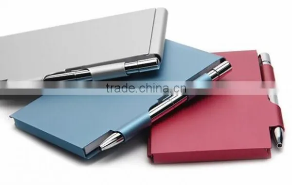 Aluminum Diary Card Holder, Id Card Holder With Pen, Id Card Holders for Christmas Gift photo-3