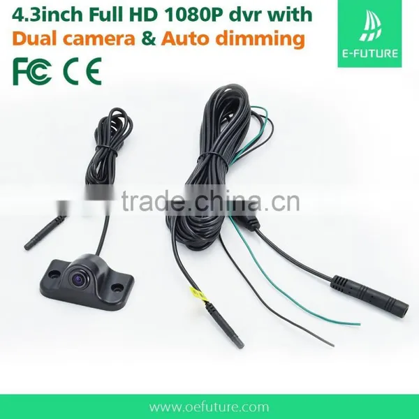 Car Dvr Rearview Mirror System With Car Camera 4.3inch photo-2