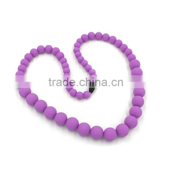 2016 Best Selling in American Teething Silicone Necklace for Mom & Little Baby photo-3