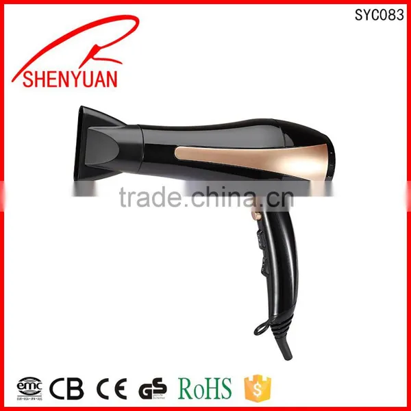 Professional longlife AC motor Hair Dryer & accessories ionic function for salon OEM