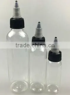 60ml,100ml,250ml,500ml Plastic Colorful PET Bottle With Twist Top Cap photo-3