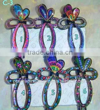 Plastic Painted Hair Clip photo-2