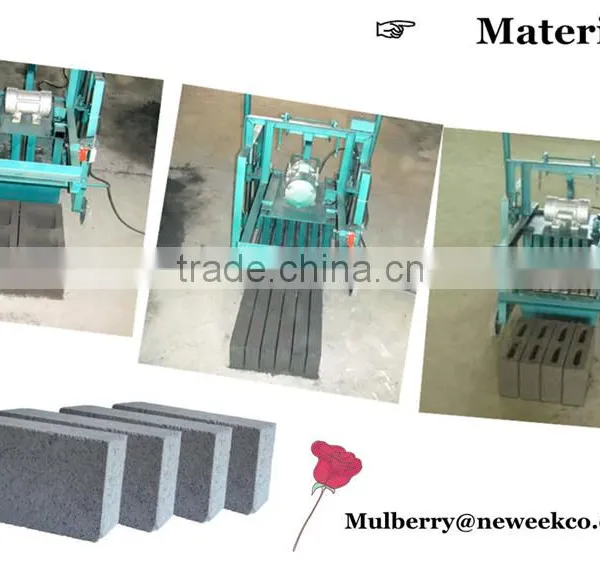 Neweek Environmental Unfired Brick Manual Cement Block Moulding Machine photo-2