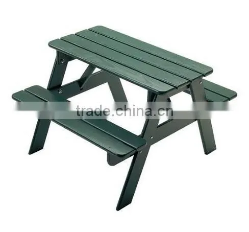 High Quality Outdoor Kids Children Wooden Picnic Table photo-2