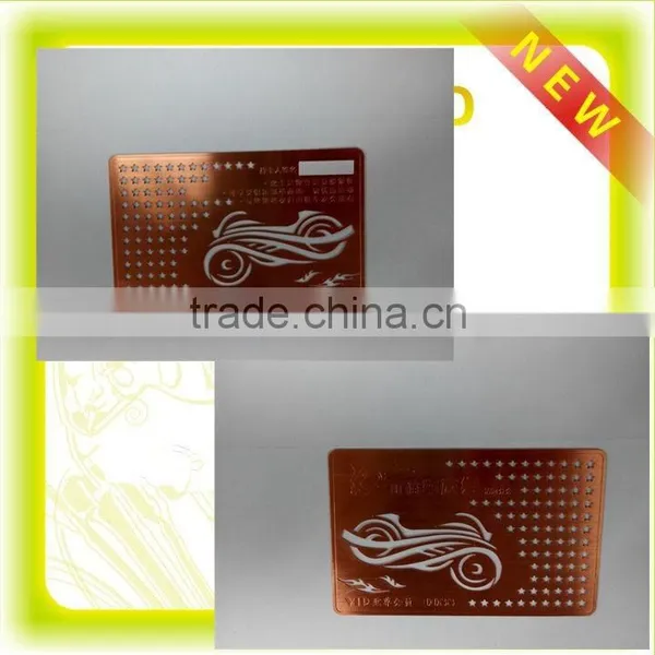 Free Sample Engraved Wooden Metal Business Name Card photo-2