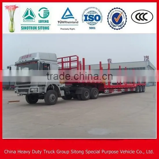 timber semi truck trailer / log loader trailer
