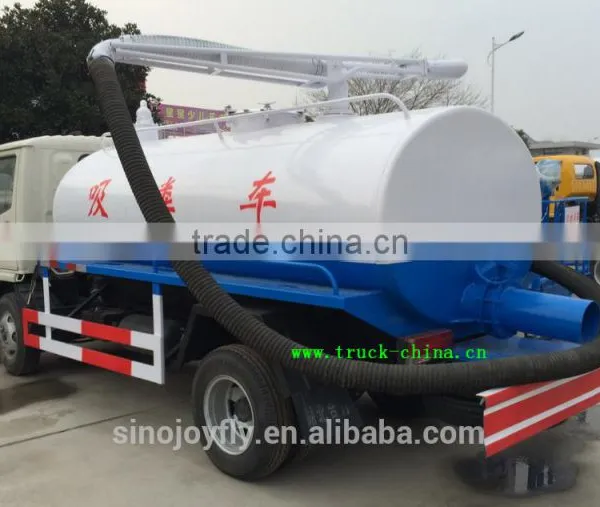 3.5 Cbm DongFeng Suction Sewage Tanker Truck photo-3