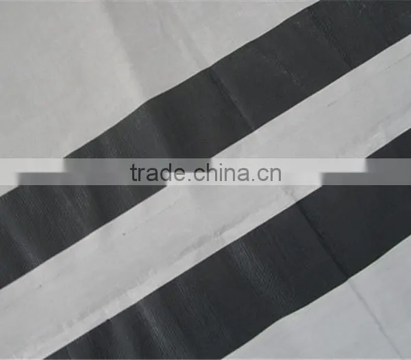 Reinforced Black Band Refugee Tarpaulin, Great Volume Relif Tent Tarpaulin, Tent Covering LDPE Tarpaulin photo-2