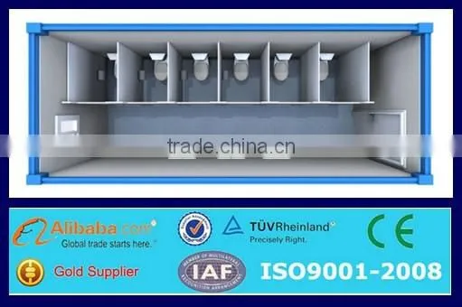 Low Cost Sandwich Panel Prefab Toilet for Sale photo-4