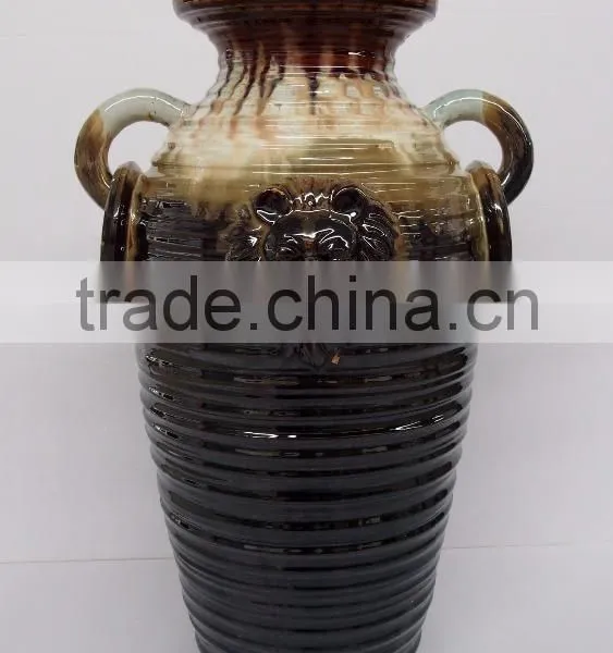 Pottery Urn With Antique Finish photo-2