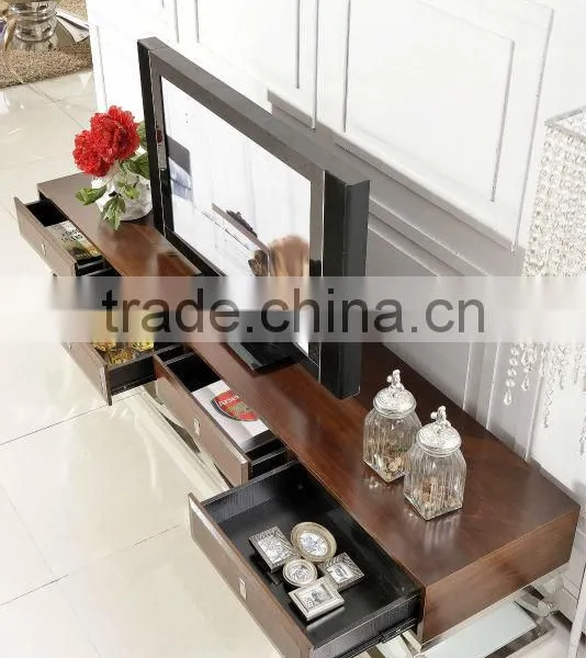 E359 Hot Sale Lcd tv Stand Design Cheap Wooden tv Stand on Sale photo-3