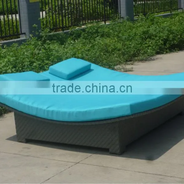 Guangdong Rattan Furniture Factory/garden Chaise Lounger 2016 photo-5