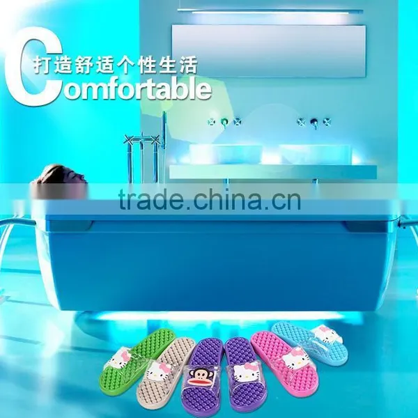 Hot Sale High Quality Plastic Massager Slippers Anti-slip Bath Slipper photo-2