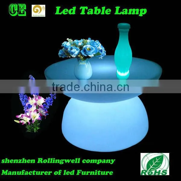 Small Led Plastic Bar Table/ Colour Changing Tea Globe Table