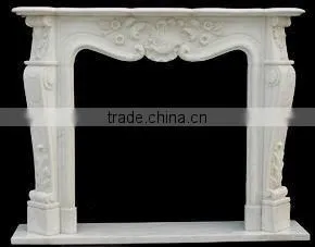 Modern Home Decor Stone Carving Marble Fireplace Mantels photo-5