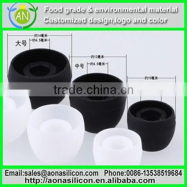 Food Grade Silicone Material in Ear Headphone Round Case for Mobile,MP3 photo-6