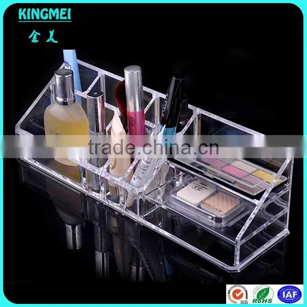 2015 Hot-sale Transparent Rectangle Shaped Cosmetic Organizer photo-3