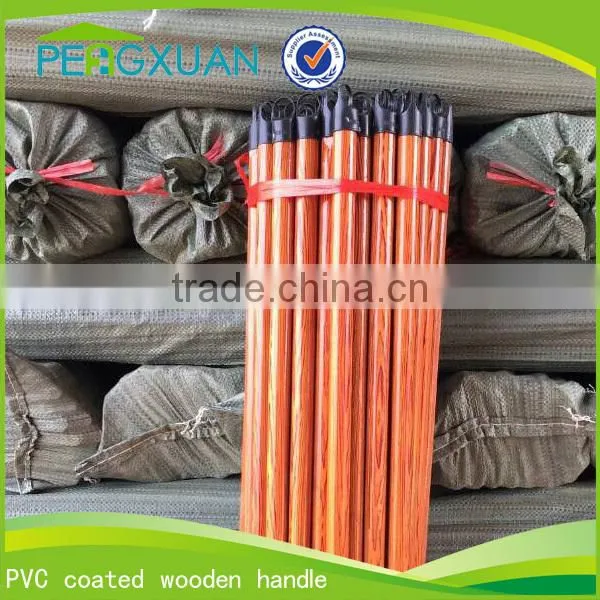 Universal Wooden Design Pvc Coated 120cm Length Wooden Broom Stick photo-2