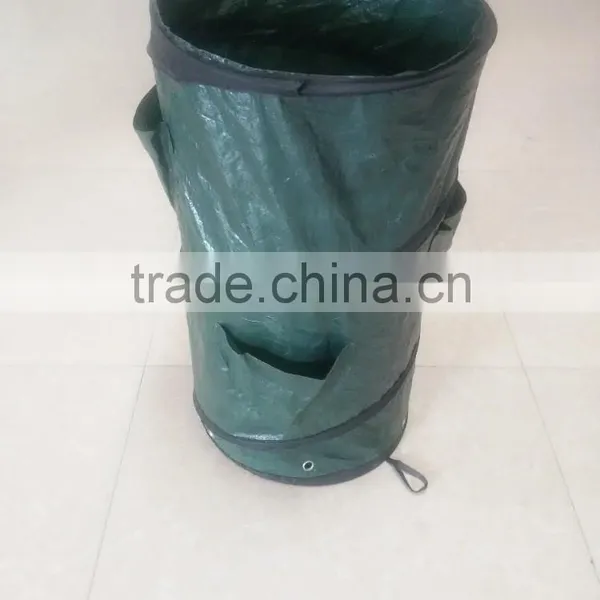 Cylindrical PE Plastic Folding Garden Plant Bag photo-3