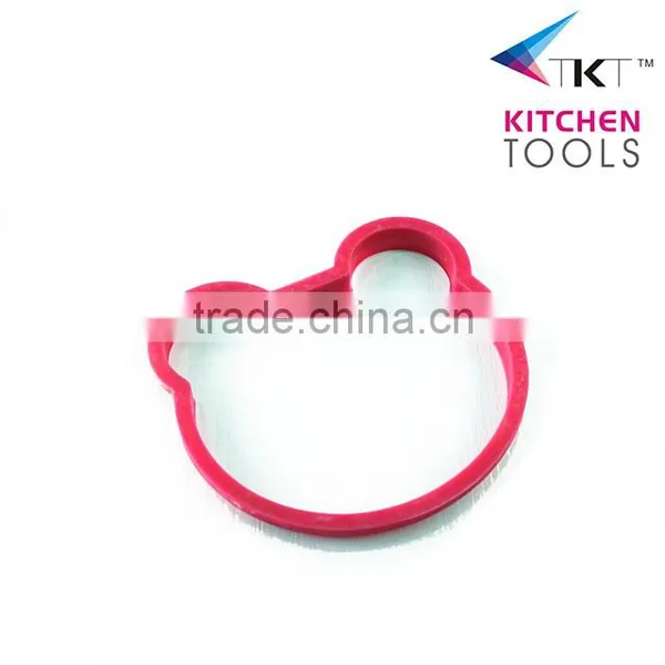Flower Shaped Silicone Egg Ring Egg Baking Mold Egg Slicer photo-5