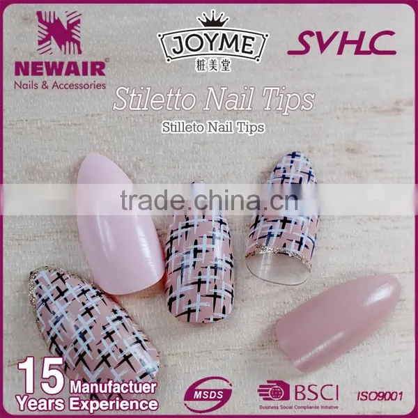 New Design Pink ABS Artificial Nails photo-2