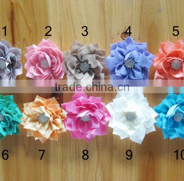 Fabric Flower Clip for Kids Hair Accessories photo-3